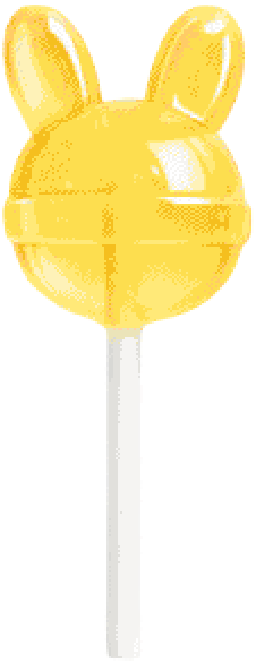 yellow lollipop
